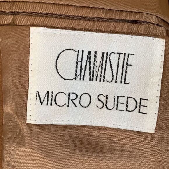 CHAMISTE Tan Sport Coat Blazer Classic Design Fully Lined w Pockets Men’s sz 44L - Picture 3 of 11